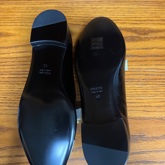 Prada Black/Yellow Loafers-BRAND NEW - Picture 7 of 10